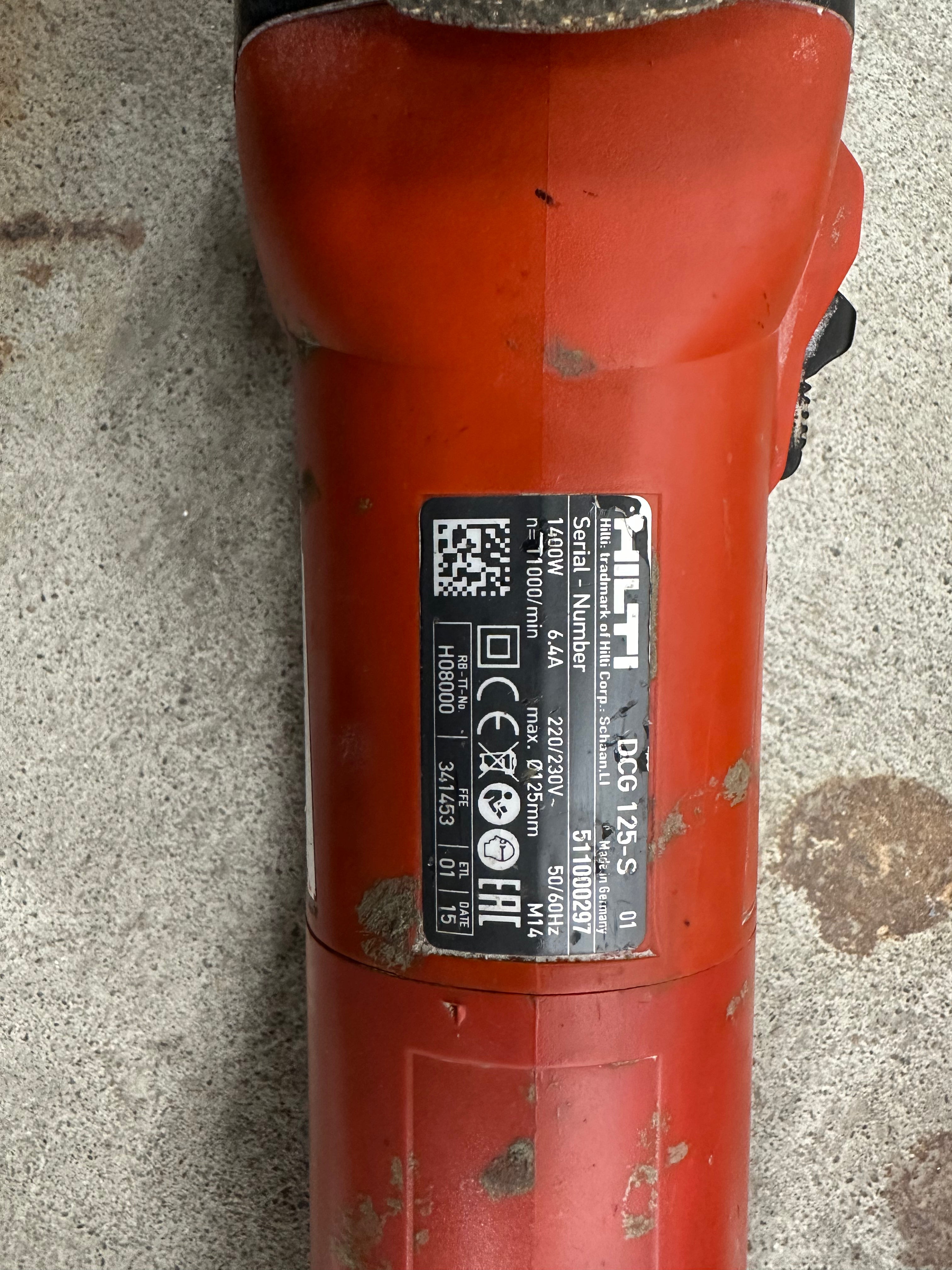 Hilti DCG 125-S Vinkelsliper