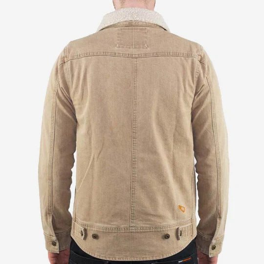 SAINT Trucker Jacket – Light Stone - Herre