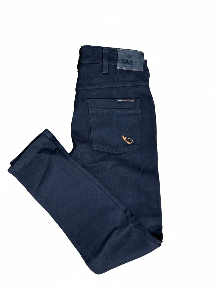 SAINT Unbreakable Slim Fit Jeans Blue/Black- Herre