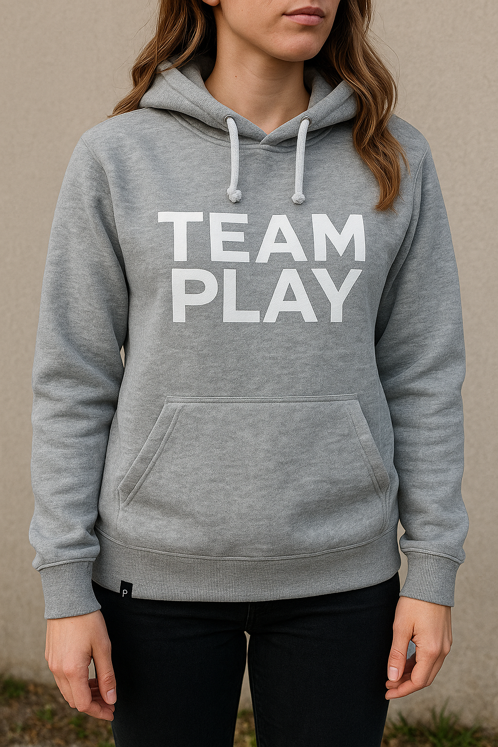 TEAM PLAY hettegenser grå- Dame