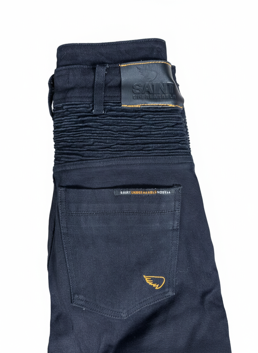 SA1NT Unbreakable Model 4 Armoured Jeans Overdyed Indigo- Herre
