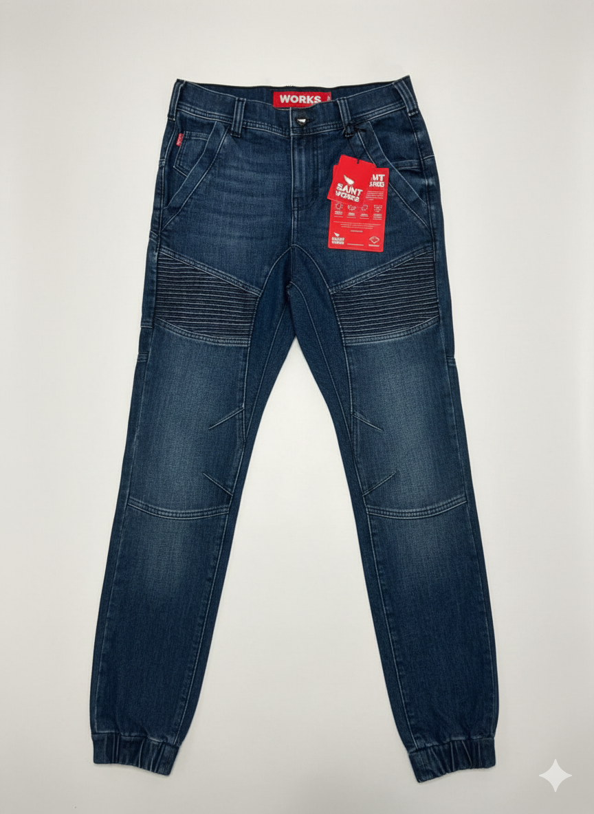 SA1NT Works Aviator Pant Denim Workpants- Herre