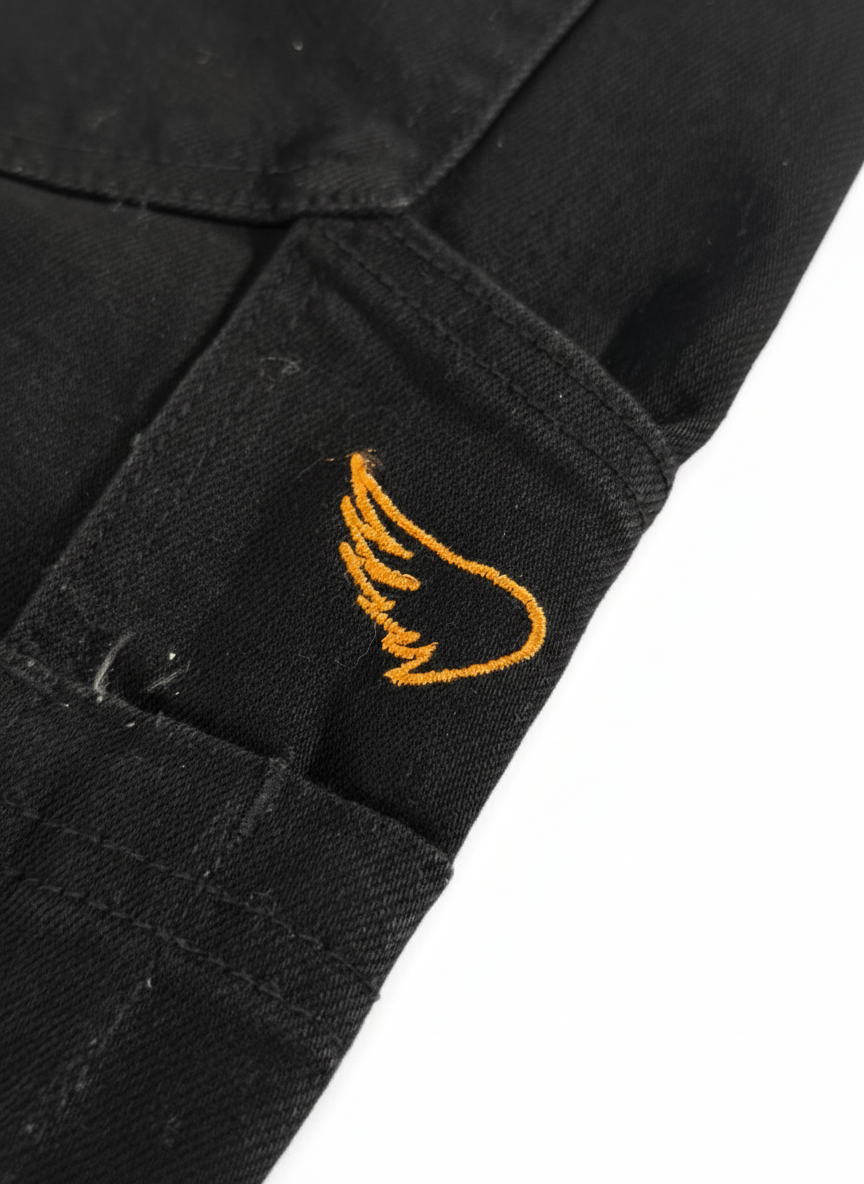 SA1NT Tough Denim Mid Rise Skinny Fit Jeans  Black - Dame