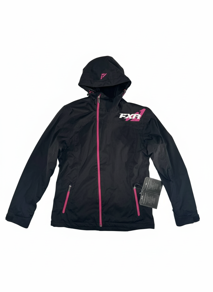 FXR W Diamond Dual-Laminate Jakke Black/Wineberry- Dame