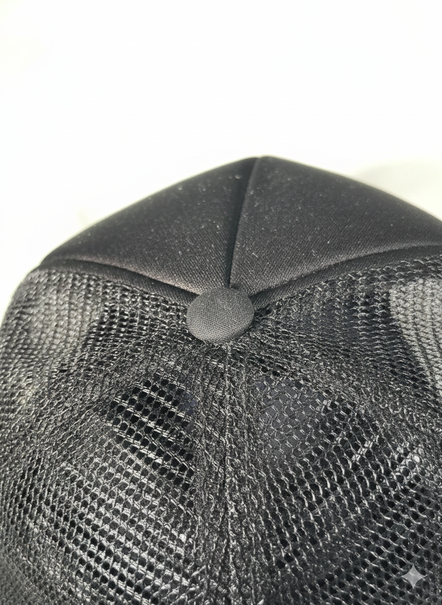 SA1NT Works Embroidery Trucker Cap Black