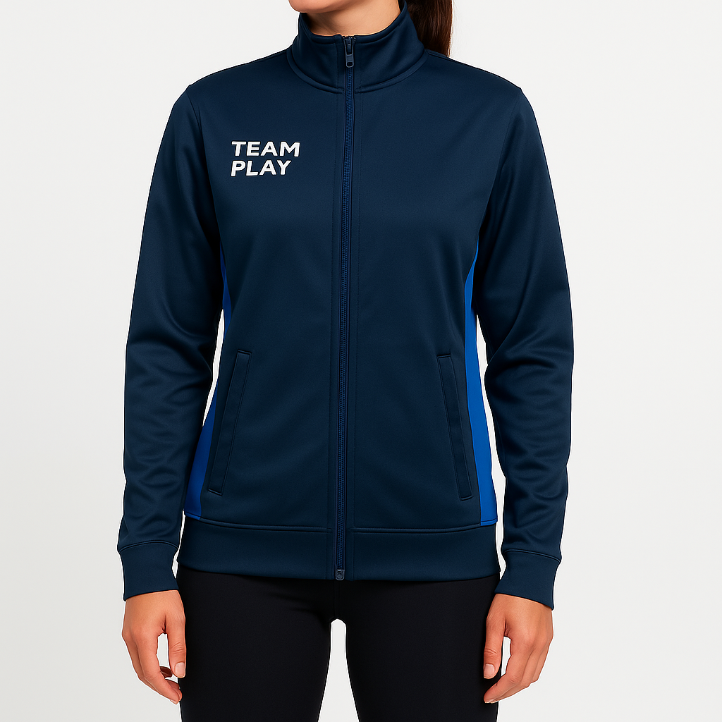 TEAM PLAY Treningsjakke blå -Dame