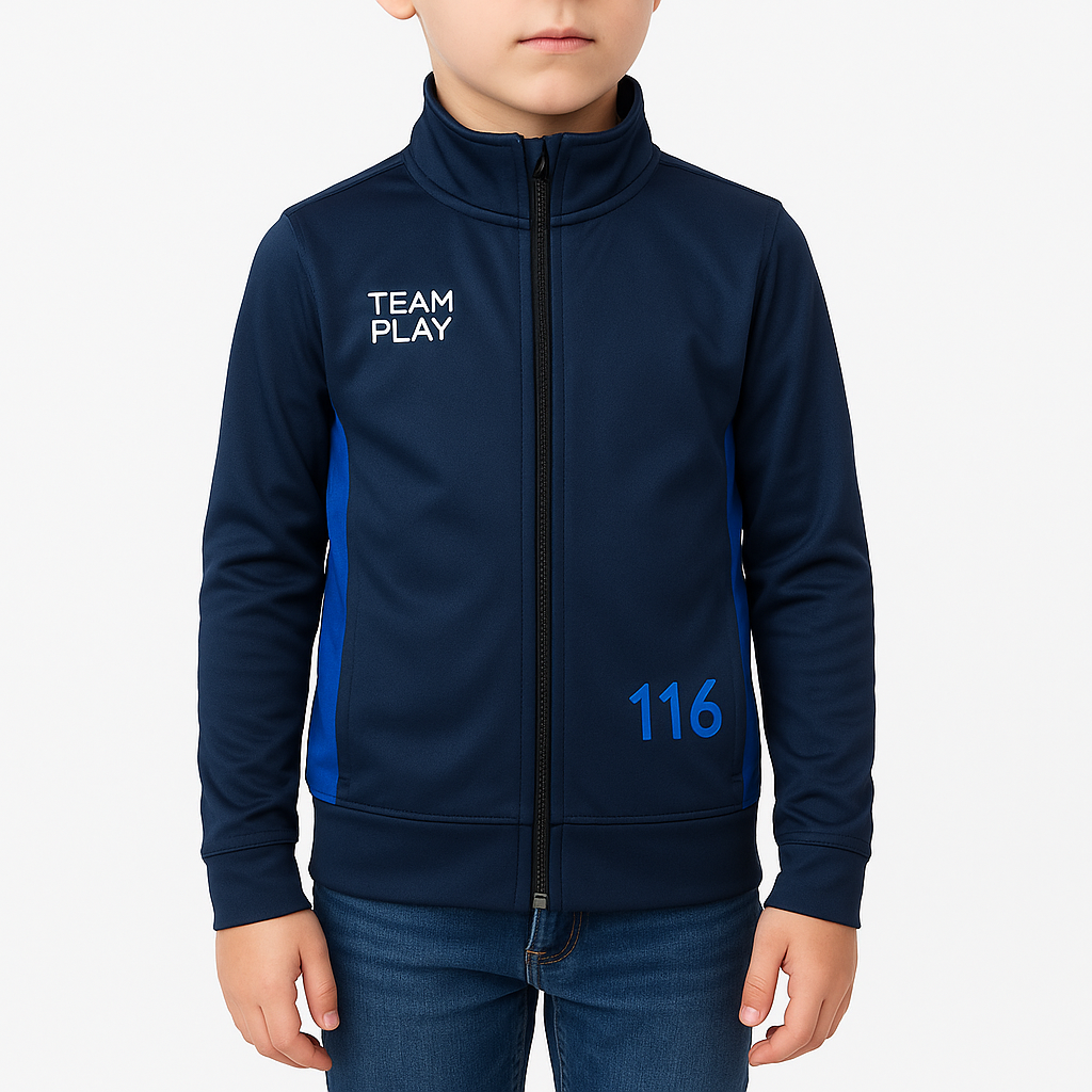TEAM PLAY treningsjakke blå - Gutt