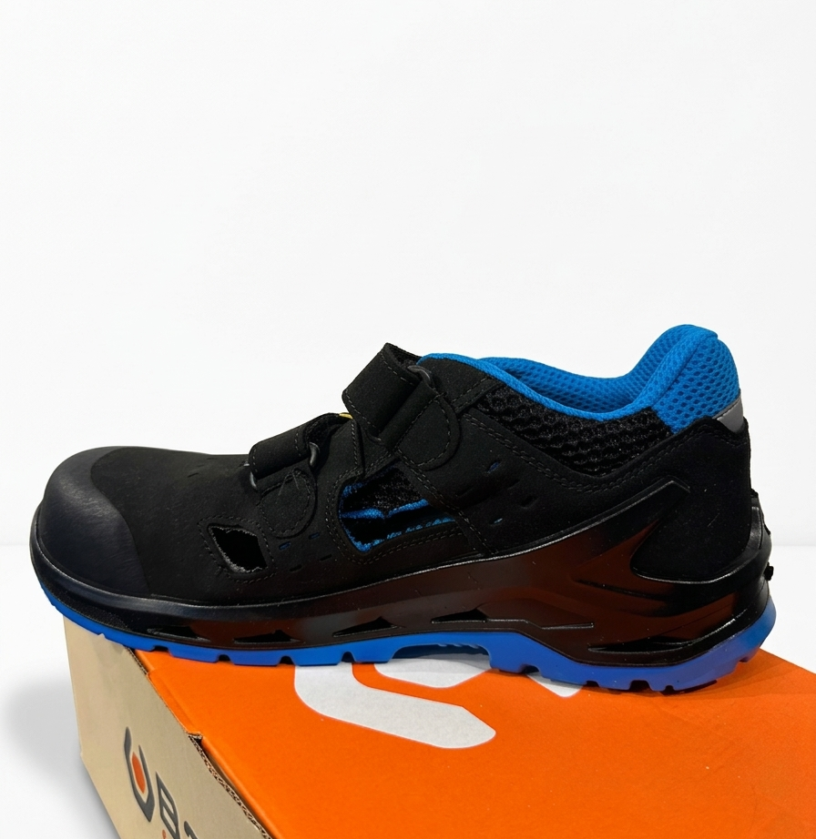 Base I-BIT vernesandal S1P ESD SRC sort/blå