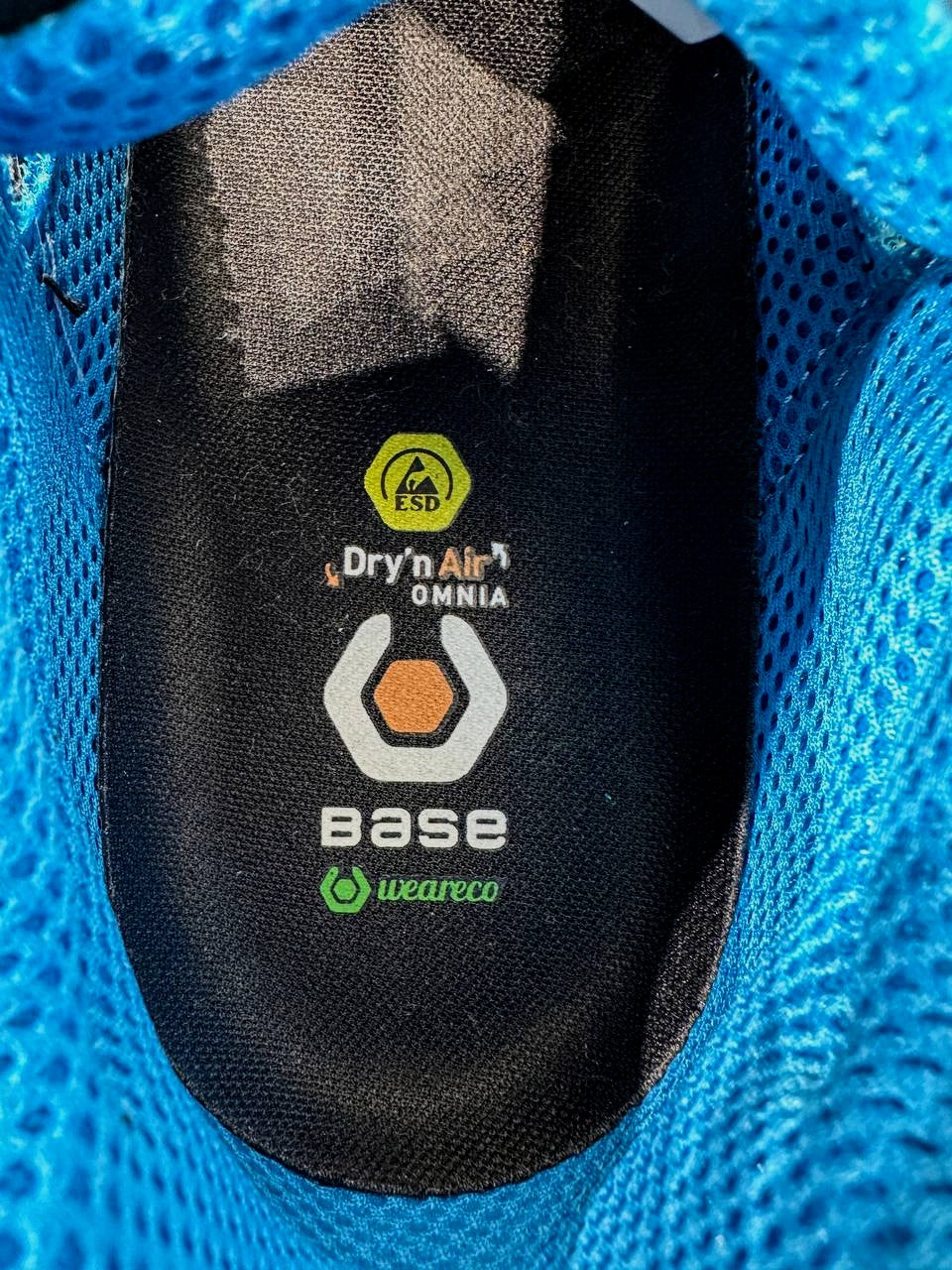 Base I-BIT vernesandal S1P ESD SRC sort/blå