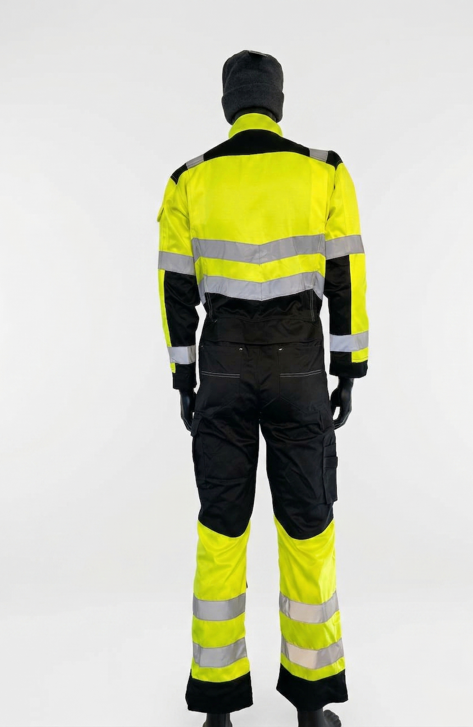 Modyf Alnes kjeledress Hi-Vis gul/sort – EN ISO 20471 Klasse 3