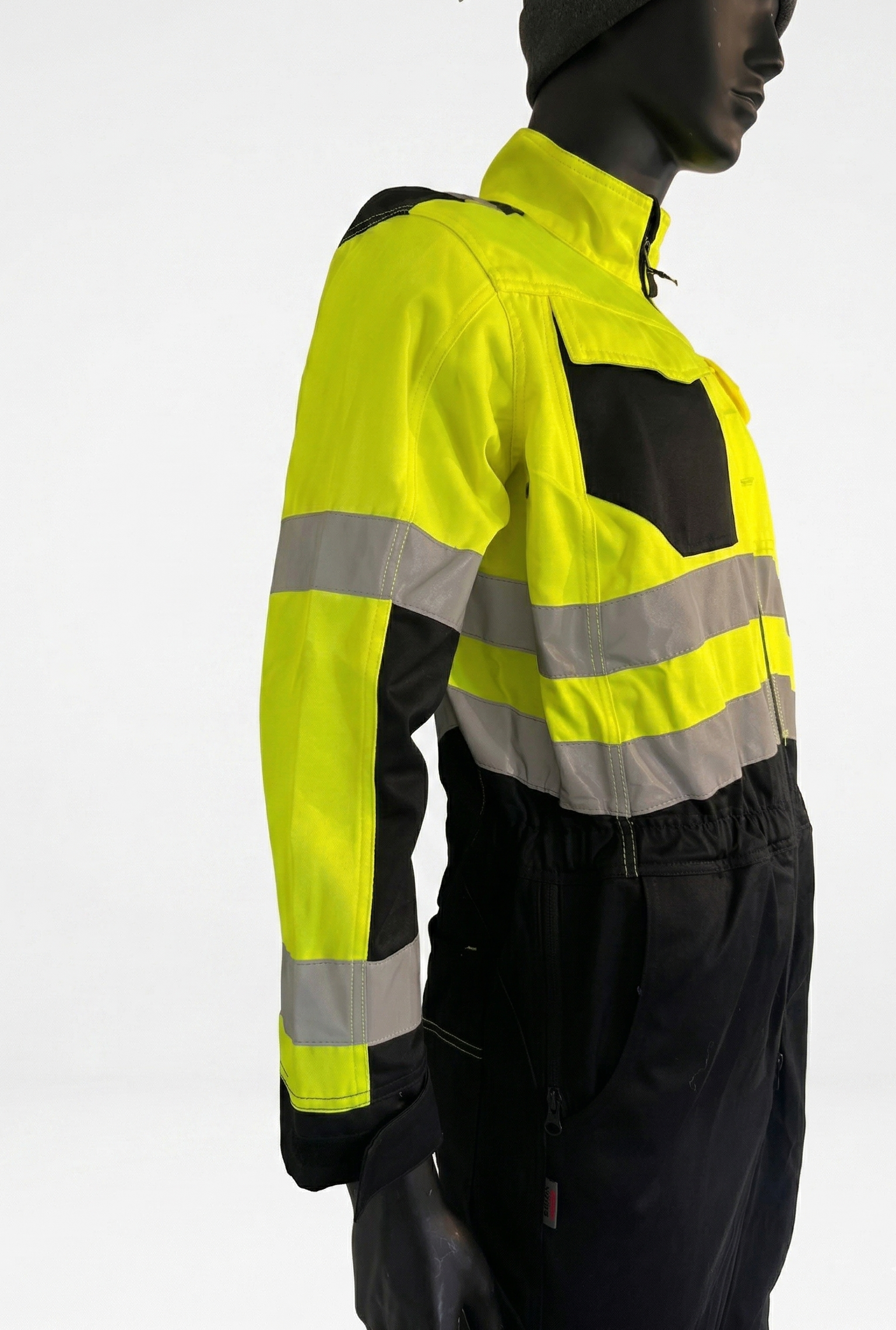Modyf Alnes kjeledress Hi-Vis gul/sort – EN ISO 20471 Klasse 3