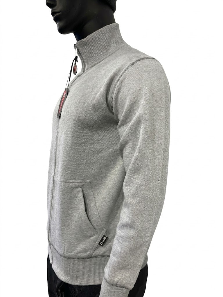 St. Louis Bradley Collegejakke Gråmelert Zip