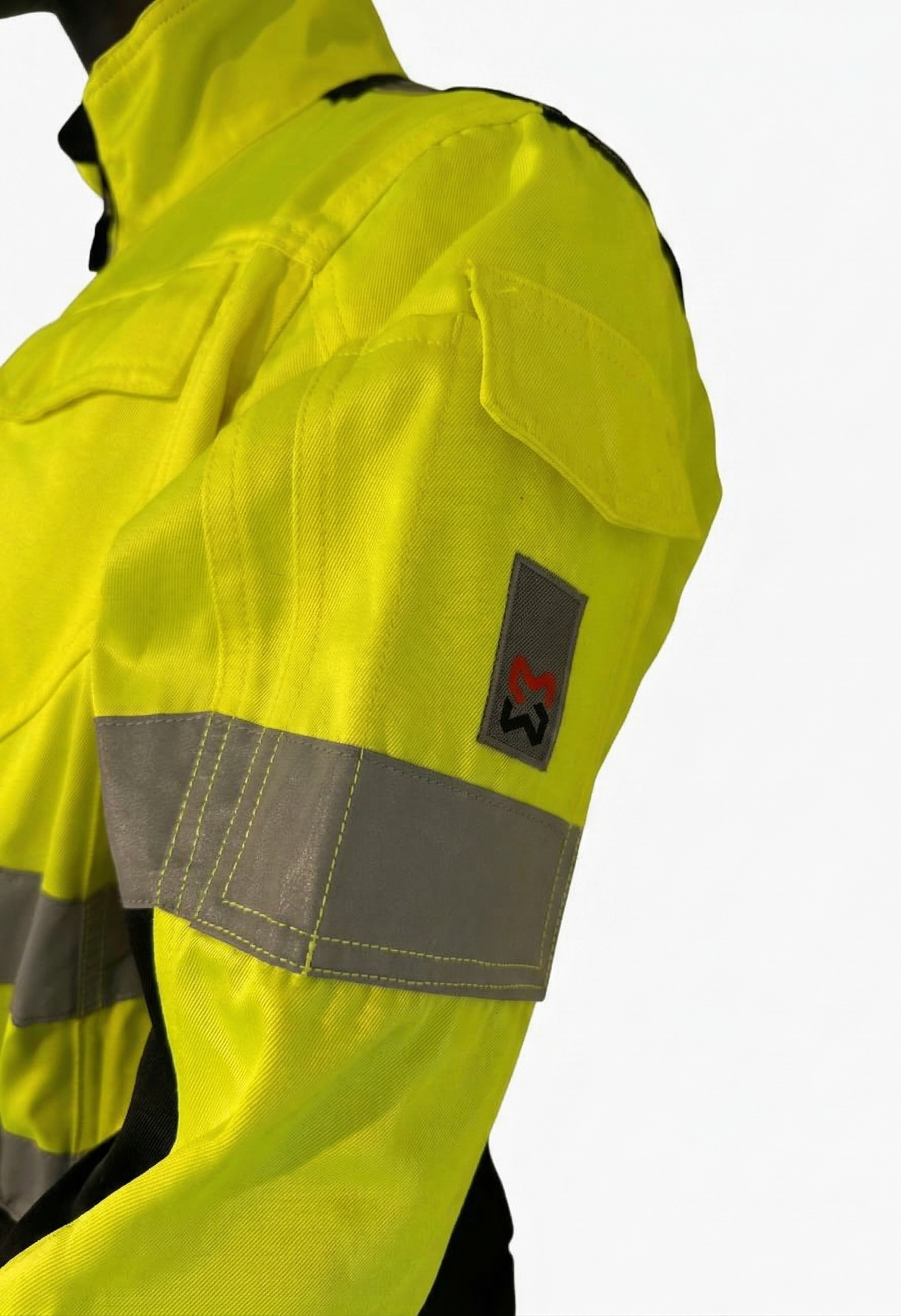 Modyf Alnes kjeledress Hi-Vis gul/sort – EN ISO 20471 Klasse 3
