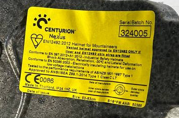 Centurion Nexus hjelminnsats EN12492 – Inner liner S30NL / S50RL