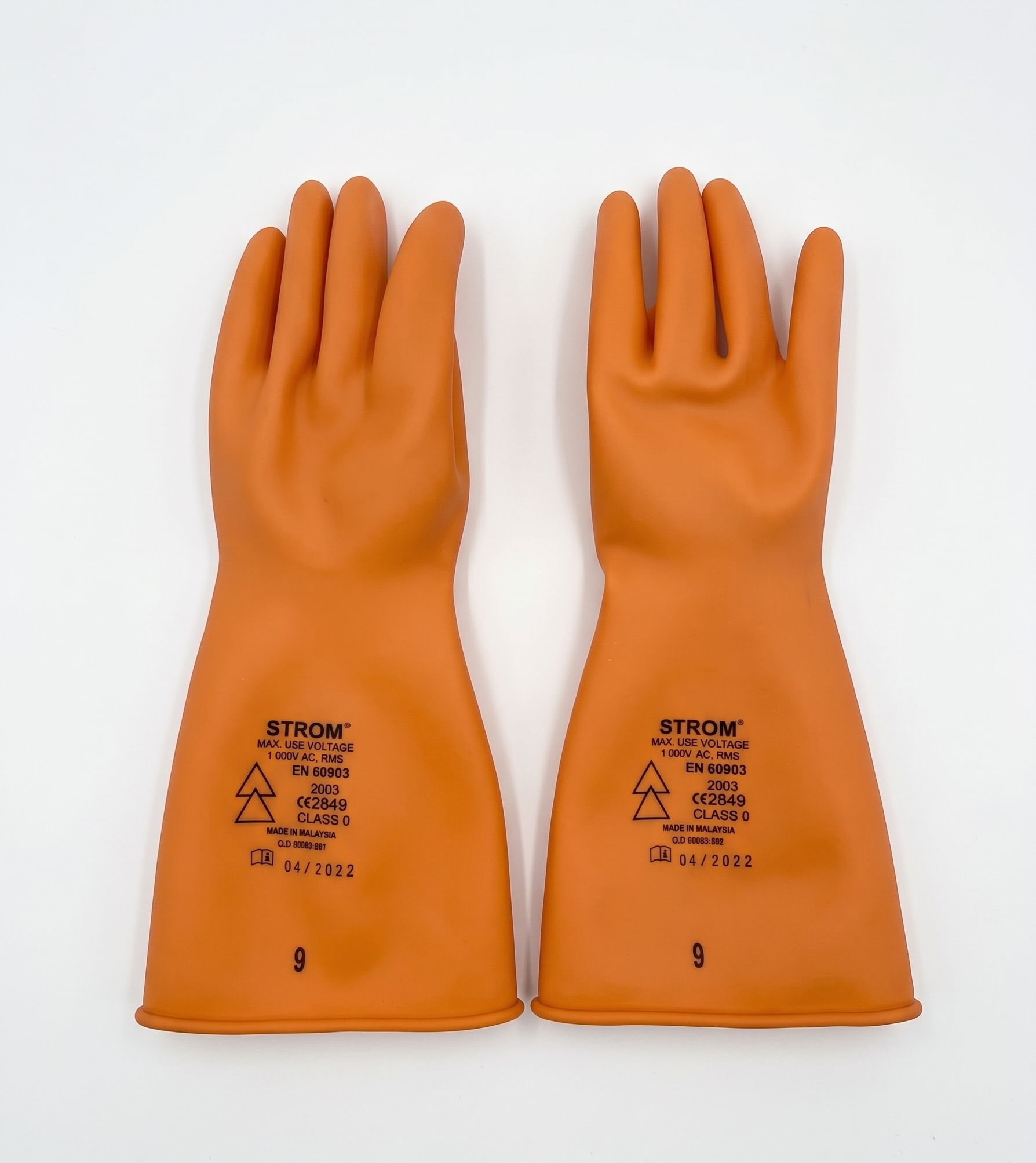 STROM Isolerende Gummihansker 1000V EN60903 – Klasse 0