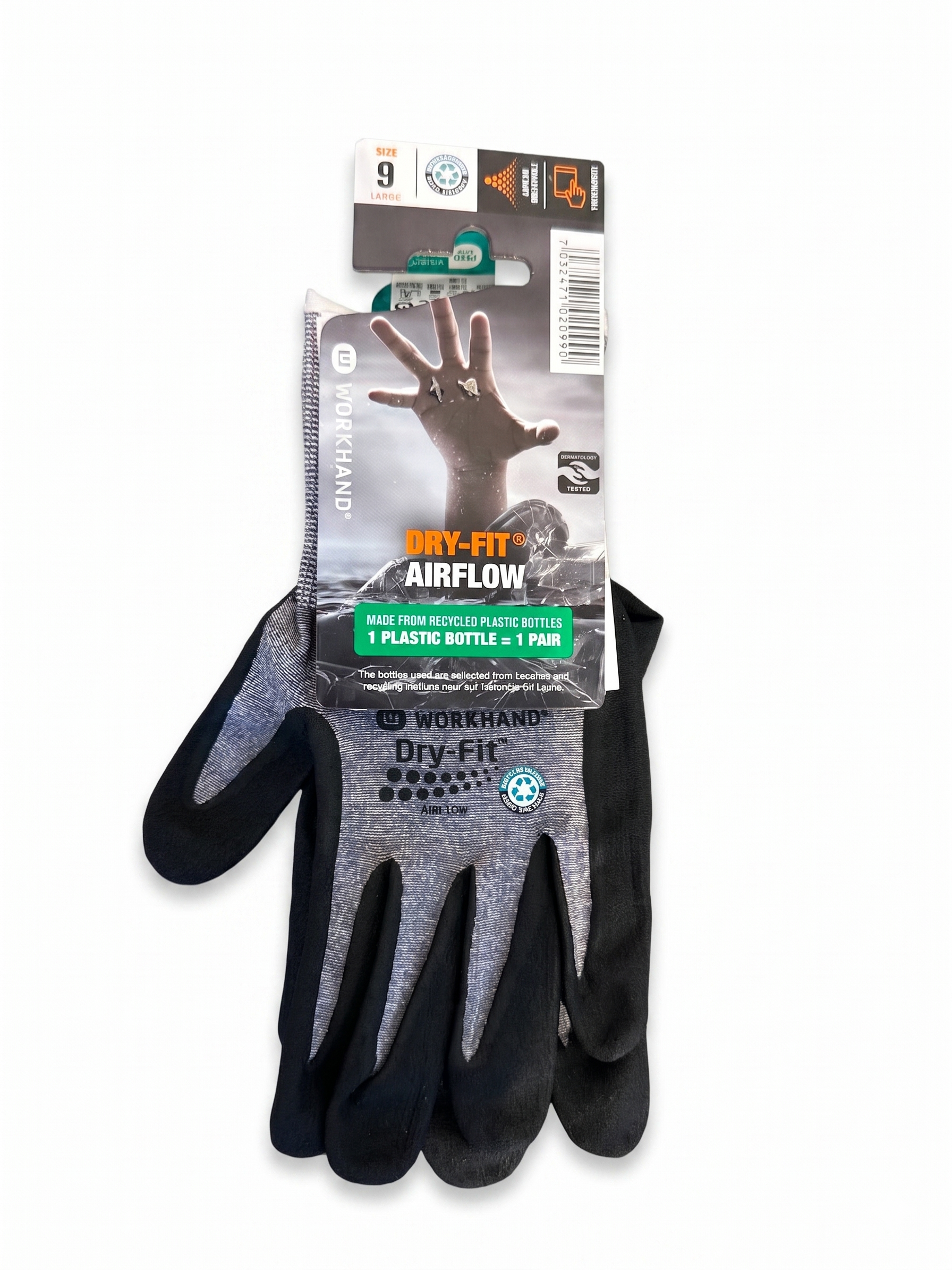 Workhand Dry-Fit Airflow Monteringshansker – Touchscreen