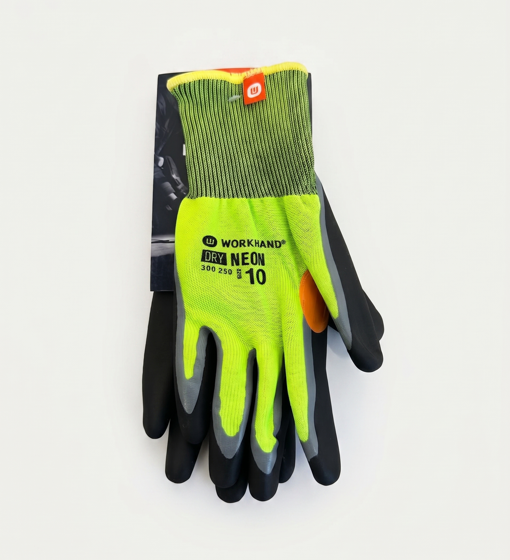 Workhand Dry Neon vinterhansker – nitril halvdyppet