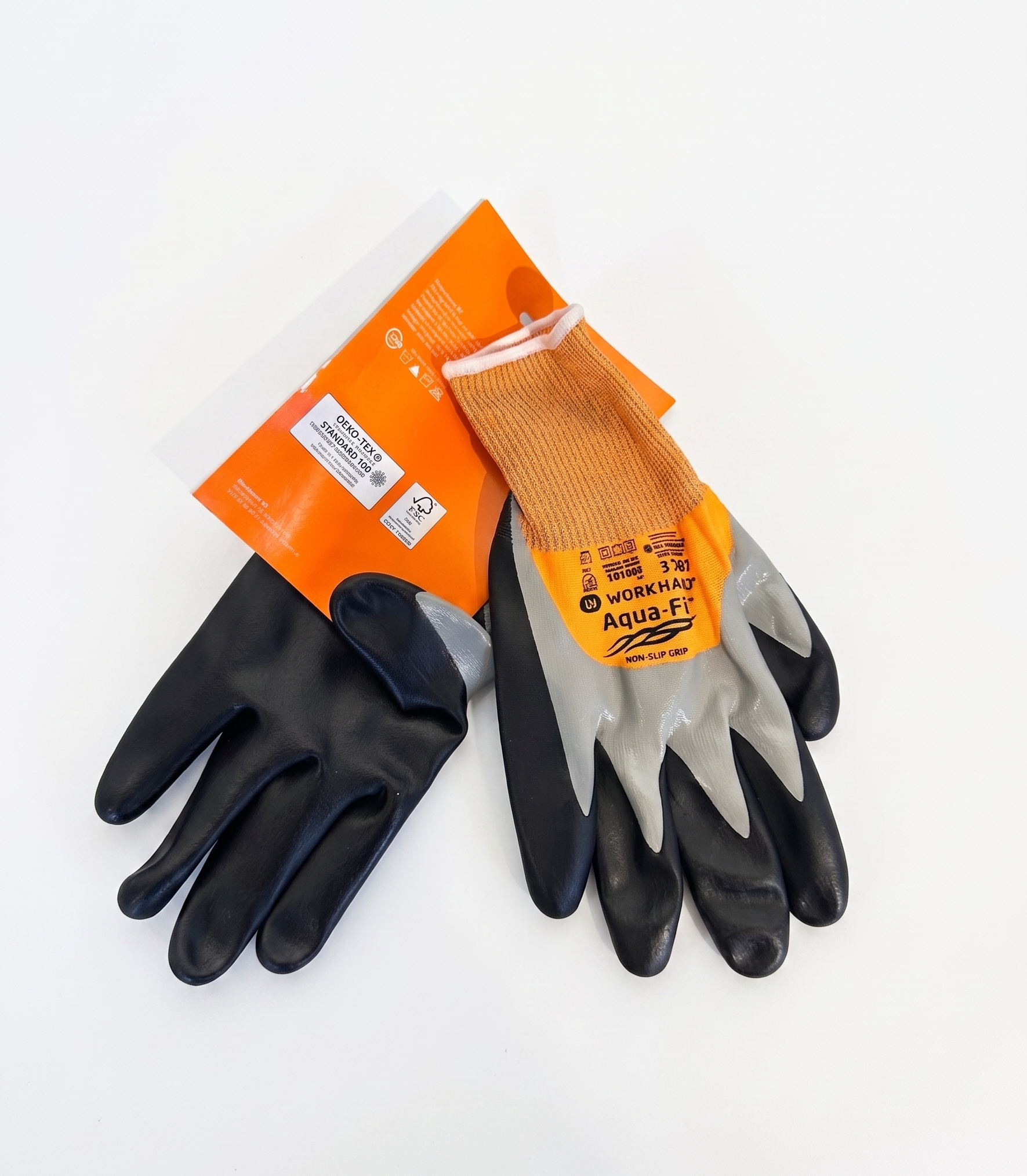 Workhand Aqua-Fit Monteringshansker – Non-Slip Grip