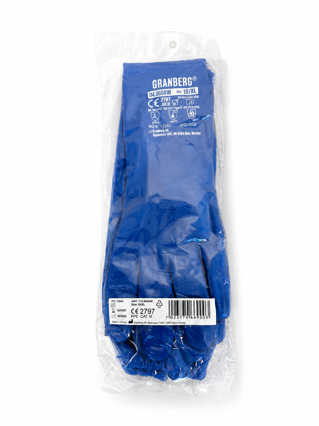 Granberg Nitril Vinterhansker Lang 60 cm