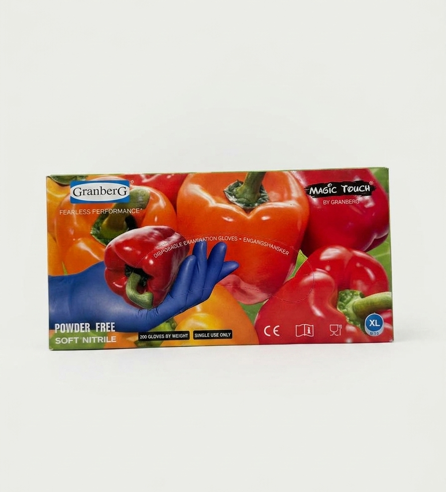 Granberg Magic Touch Engangshansker Nitril – Pudderfri  200 stk