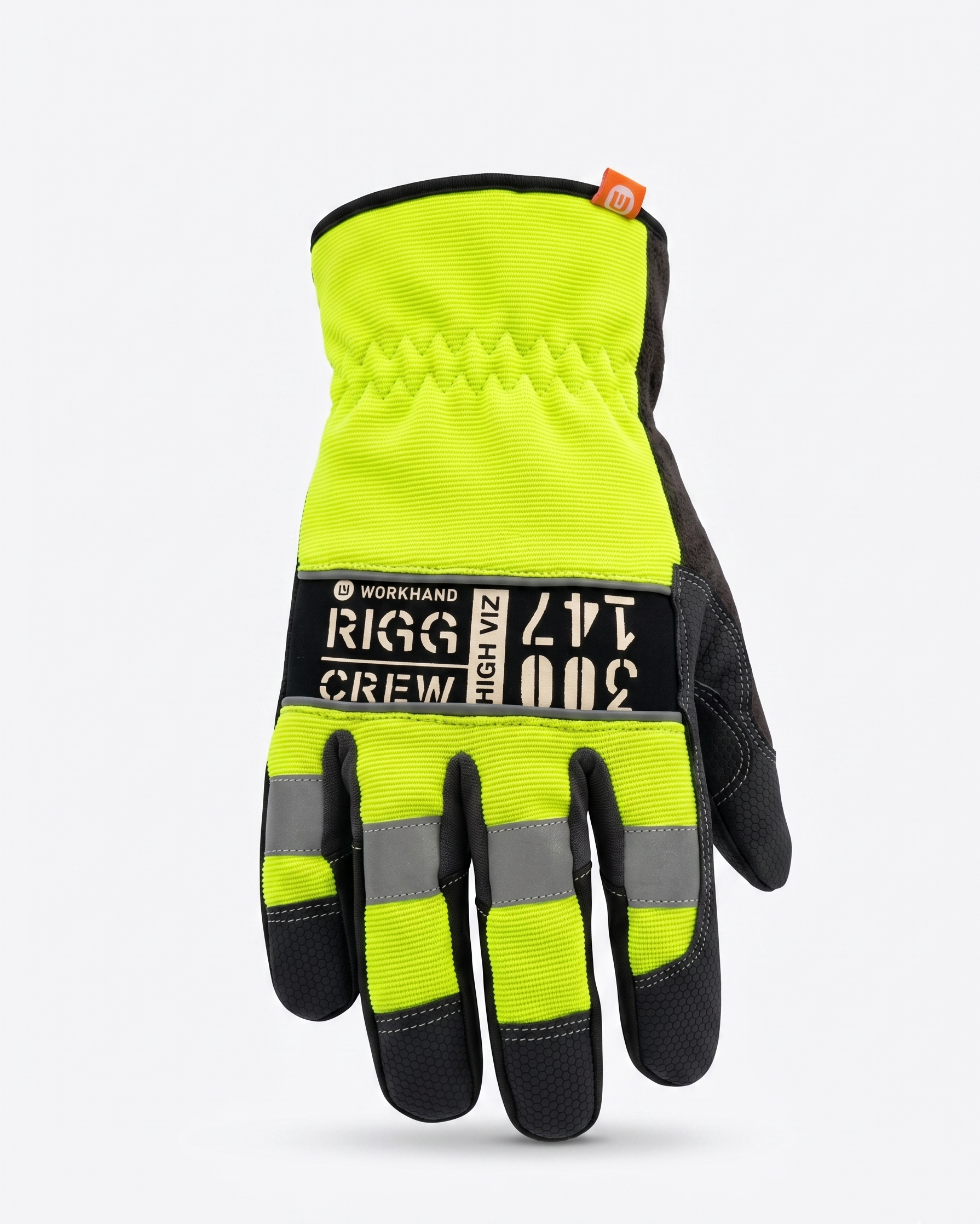 Workhand Rigg Crew Vinterhansker – Fleeceforet High Viz Arbeidshanske