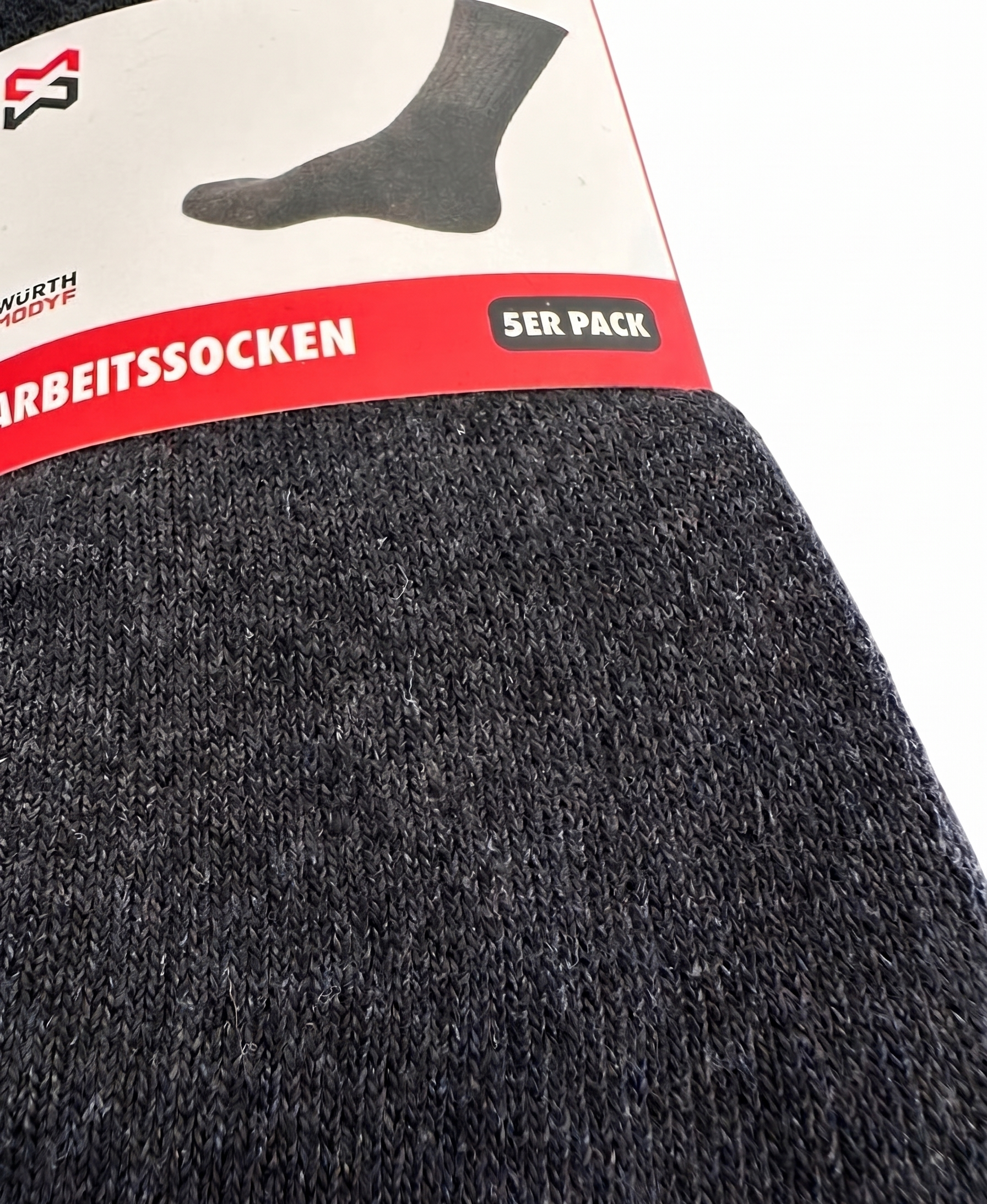 Modyf Arbeidsokker 5-Pk Antrasitt Grå