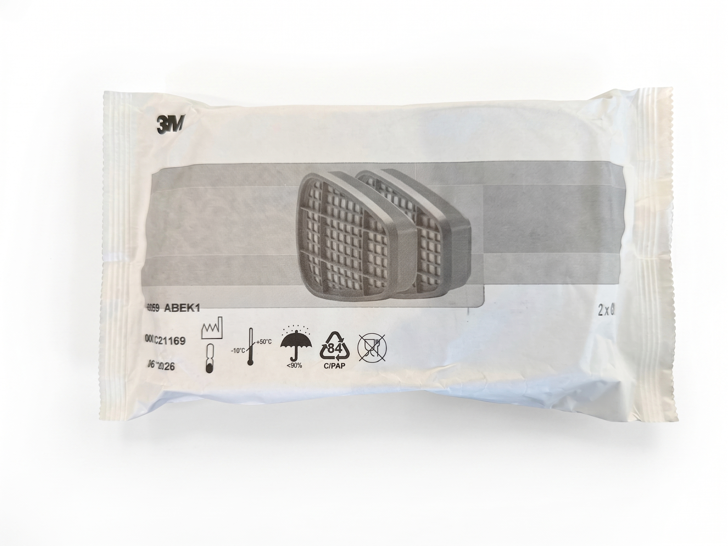 3M 6059 ABEK1 Gass- og Dampfilter – 4 pk