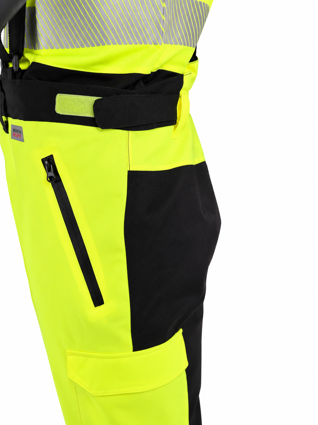 Würth MODYF Lindesnes skallbukse Hi-Vis klasse 2 – gul/sort