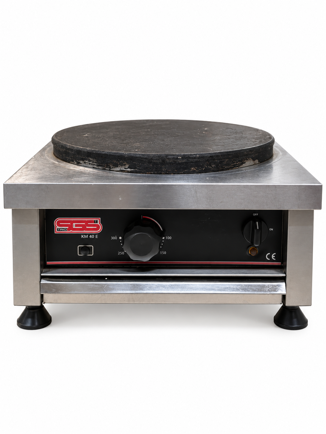 SGS Trio KM 40 E elektrisk crêpesmaskin / pannekakesteker Ø40 cm – 3 kW