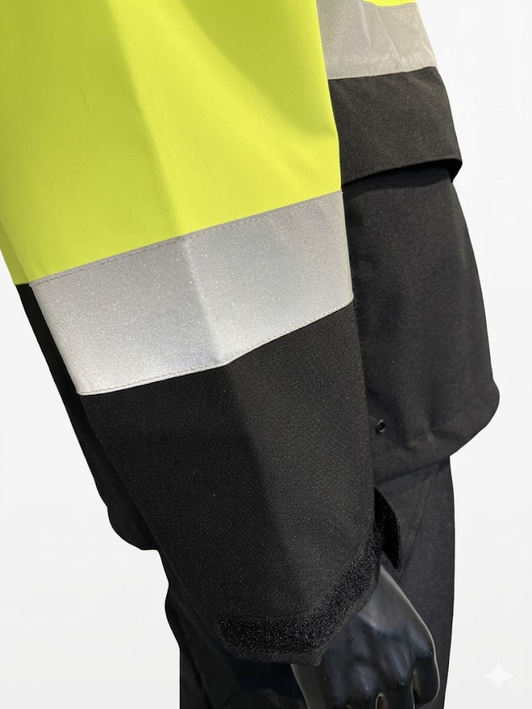 Modyf Lindesnes skalljakke Hi-Vis gul/sort EN ISO 20471-3