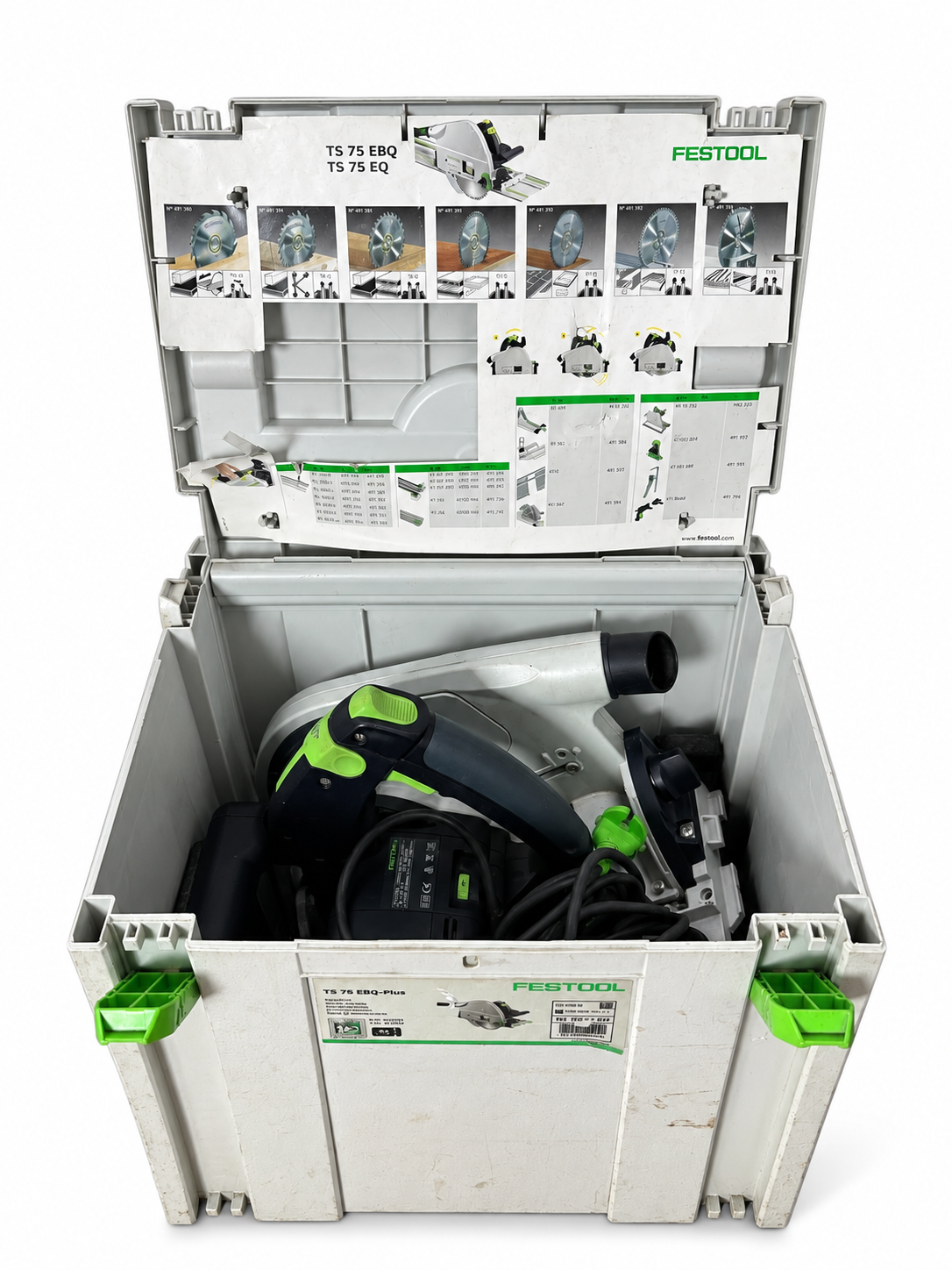 Festool TS 75 EBQ-Plus Dykksag med Systainer koffert