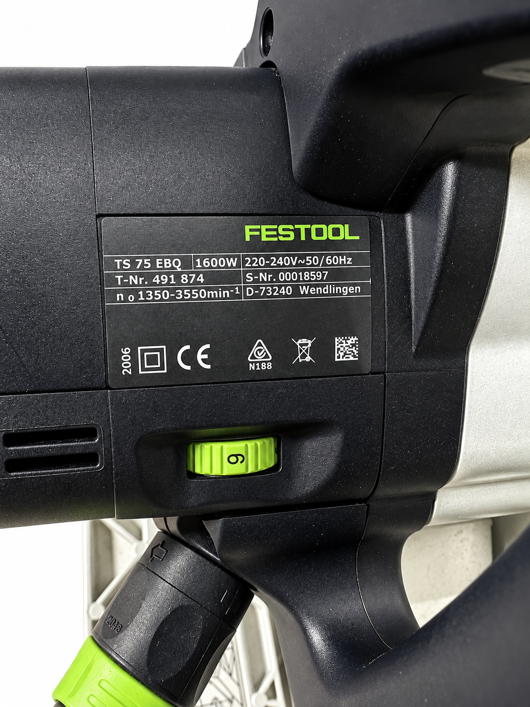 Festool TS 75 EBQ-Plus Dykksag med Systainer koffert