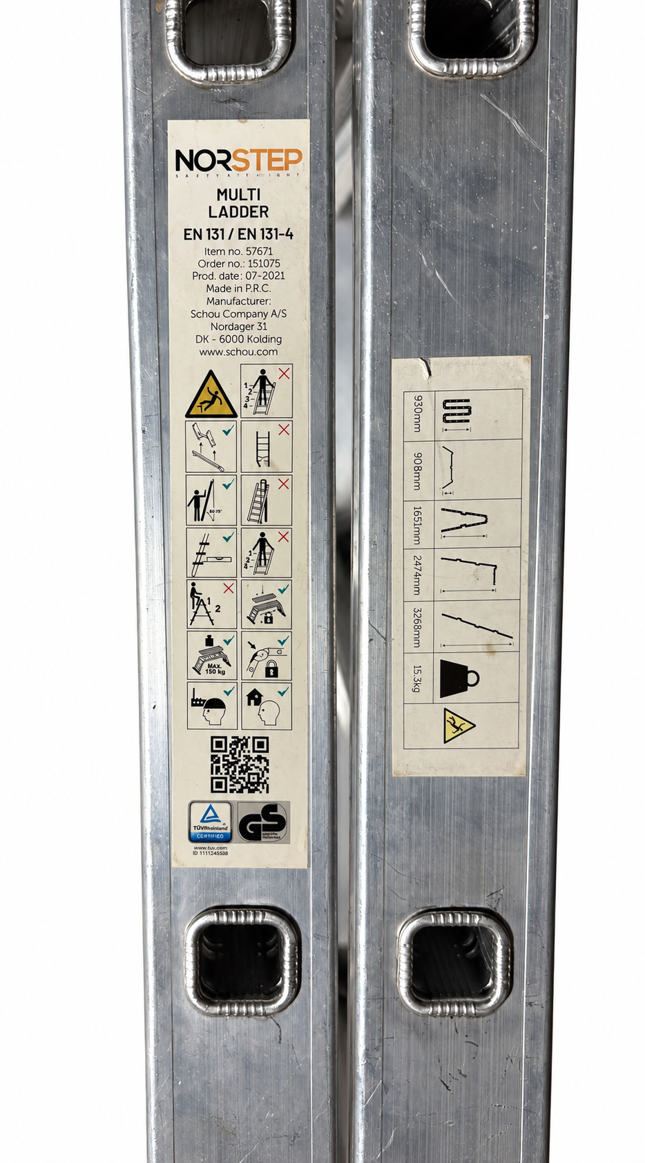 NorStep Multistige 4-delt – 3,27 m