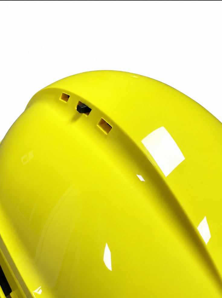 Vernehjelm Iris II High vis gul m/ visir EN397/EN166-1F