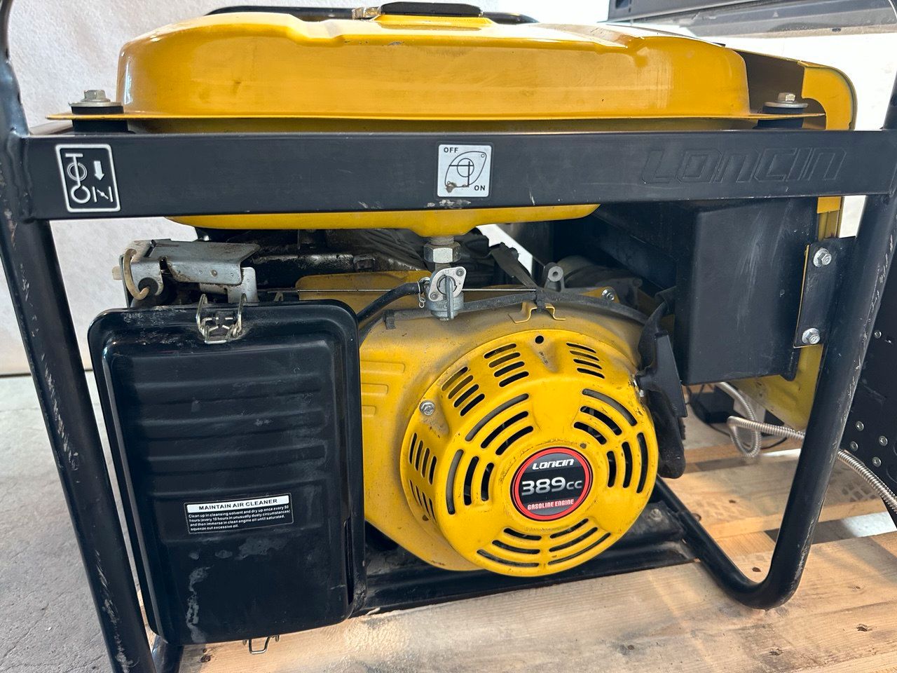 Loncin LC6500DDC Bensindrevet Strømaggregat
