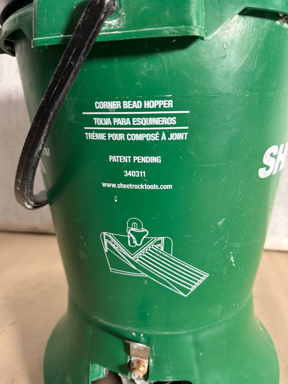 USG Sheetrock Hjørnesparkelbøtte
